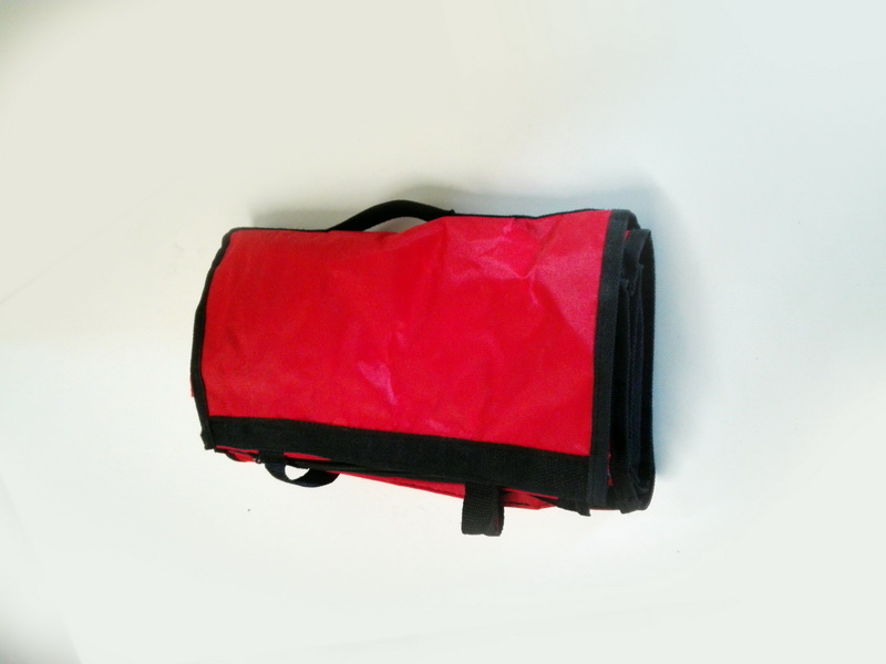 bolsa carro compra plegable.lonetaroja-plastico 64x32x15 (8eu.) 1u